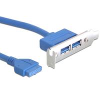 Pin header naar USB A bracket