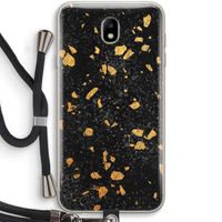 Terrazzo N°7: Samsung Galaxy J7 (2017) Transparant Hoesje met koord