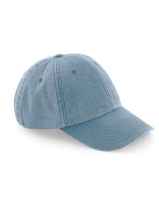 Beechfield CB655 Low Profile Vintage Cap - Vintage Light Denim - One Size