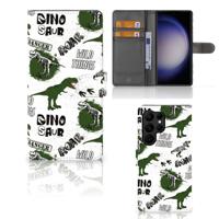 Telefoonhoesje | Met pasjeshouder | voor Samsung Galaxy S23 Ultra Dinosaurus