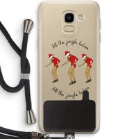 Jingle Ladies: Samsung Galaxy J6 (2018) Transparant Hoesje met koord