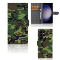 Samsung Galaxy S23 Ultra | Telefoon Hoesje | Army Dark