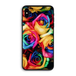 Neon bloemen: iPhone X Biologisch afbreekbaar hoesje