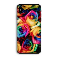 Neon bloemen: iPhone X Biologisch afbreekbaar hoesje