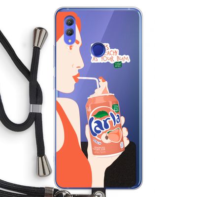 Peach please!: Honor Note 10 Transparant Hoesje met koord
