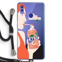 Peach please!: Honor Note 10 Transparant Hoesje met koord