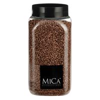 Mica Decorations decoratie stenen/granulaat - 650ml - koper - hobby steentjes