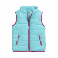 Playshoes gewatteerde bodywarmer aqua roze Maat - thumbnail