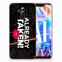 Huawei Mate 20 Lite | Siliconen hoesje | met naam Already Taken Black