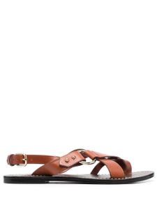 Soeur sandales Florence en cuir - Marron