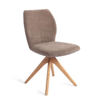 Jesper Home Eetkamerstoel 'Ikata' Revolve Oak Natural, kleur Mocha Mist
