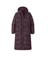 Patagonia Silent Down Long Parka Dames Obsidian Plum S