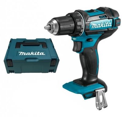 Makita DHP482ZJ 18V (Klop)boor-schroefmachine | zonder accu&apos;s en lader in M-box koffer