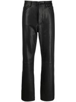 3x1 pantalon Sabina en cuir - Noir