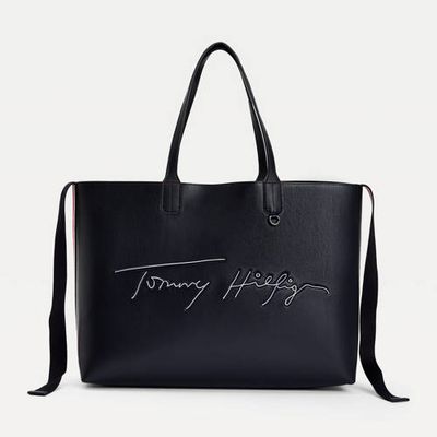 Tommy Hilfiger shopper donkerblauw Tommy Hilfiger shopper donkerblauw