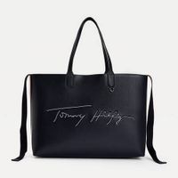 Tommy Hilfiger shopper donkerblauw - thumbnail