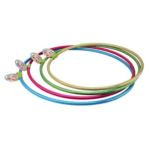 Johntoy Metallic hoepelset , 4st.