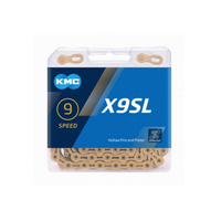 KMC fietsketting x9 ti-n goud 114 schakels