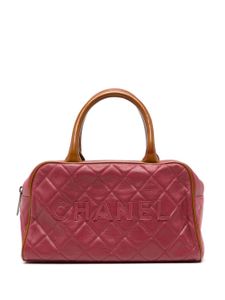 CHANEL Pre-Owned sac à main matelassé Bowler (2000-2002) - Rose