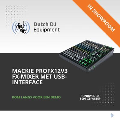 MACKIE ProFX12v3 FX-mixer met USB-interface