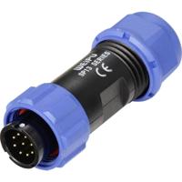 Weipu SP1310 / P 9 II Ronde connector Stekker, recht Totaal aantal polen: 9 Serie (ronde connectoren): SP13 1 stuk(s)