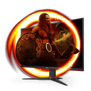 AOC 27G2SPAE/BK Gaming monitor Energielabel F (A - G) 68.6 cm (27 inch) 1920 x 1080 Pixel 16:9 1 ms HDMI, DisplayPort, VGA, Hoofdtelefoon (3.5 mm jackplug),
