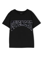 Givenchy Kids t-shirt en coton à patch logo - Noir - thumbnail