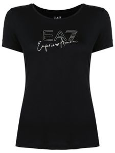 Ea7 Emporio Armani t-shirt à logo imprimé - Noir