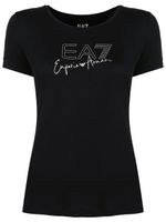 Ea7 Emporio Armani t-shirt à logo imprimé - Noir - thumbnail