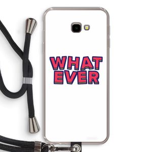Whatever: Samsung Galaxy J4 Plus Transparant Hoesje met koord
