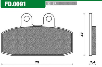 Newfren Remblokset fd0091