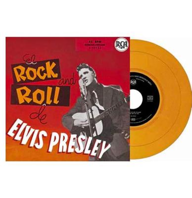 Elvis Presley - El Rock and Roll (oranje vinyl) 7"