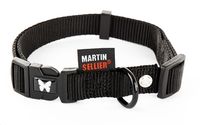 Martin halsband verstelbaar nylon zwart