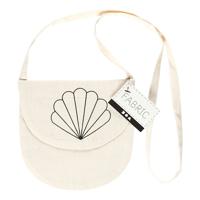 Creativ Company Schoudertas katoen oesterschelp, 15x14cm