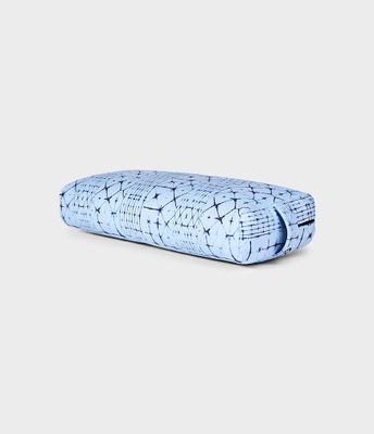 Manduka Yoga Bolster Clear Blue Rechthoekig Katoen - (Blauw) - 71 x 30 x 12 cm