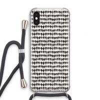 Crazy shapes: iPhone X Transparant Hoesje met koord