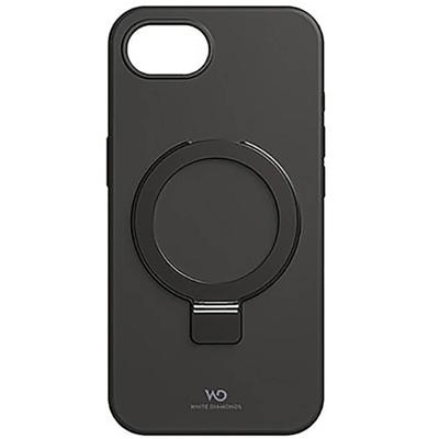 White Diamonds Cover Mag Urban Stand Case für Apple iPhone 16e, Schwarz Backcover Apple iPhone 16e Zwart