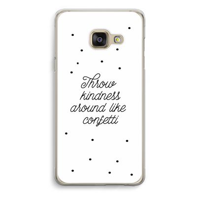 Confetti: Samsung A3 (2017) Transparant Hoesje