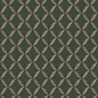 Dutch Wallcoverings Fabric Touch/Bs1 Geometric Dark Grn - Groen