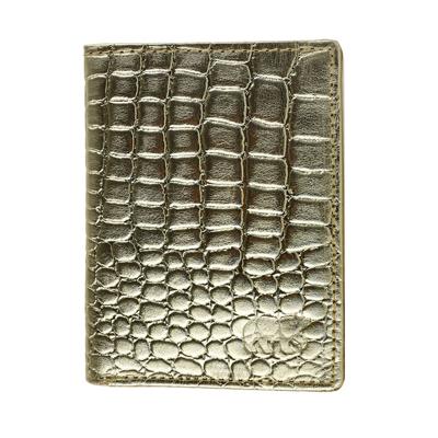 Bear Design Pasjeshouder Cas Champagne Croco
