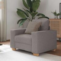 Sofastoel Taupe 60 cm Stof