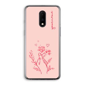 Giving Flowers: OnePlus 7 Transparant Hoesje