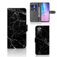 Samsung S10 Lite | Bookcase | Marmer Zwart - Origineel Cadeau Vader