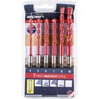 Alpen MultiCut 0000100802100 Carbide Multifunctionele boorset 6-delig 1/4 (6.3 mm) 1 stuk(s) - thumbnail