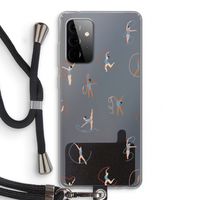 Dancing #3: Samsung Galaxy A72 5G Transparant Hoesje met koord Dancing #3: Samsung Galaxy A72 5G Transparant Hoesje met koord