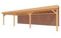 YARD Outdoor veranda SUBLIME Plat dak - 1000x400 cm- Plat dak- - YARD Outdoor