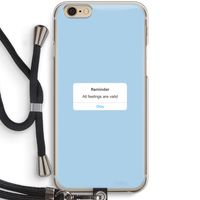 Reminder: iPhone 6 / 6S Transparant Hoesje met koord