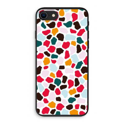 Colored Giraffe: iPhone SE 2020 Biologisch afbreekbaar hoesje