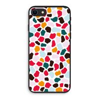 Colored Giraffe: iPhone SE 2020 Biologisch afbreekbaar hoesje