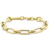 Armband Ovale schakels geelgoud 7,8 mm 19,5 cm